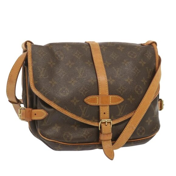 LOUIS VUITTON Monogram Saumur 30 Shoulder Bag - Picture 1 of 15